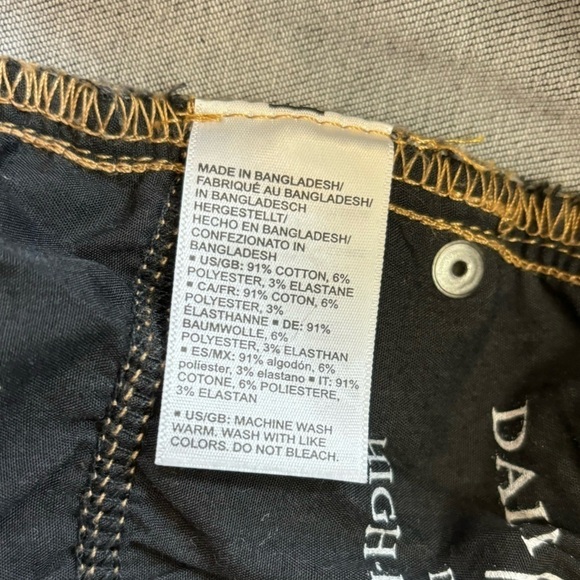 Daily Ritual Amazon Brand Gray High Rise Skinny Jeans Women’s 29 Short Goth - Picture 6 of 9